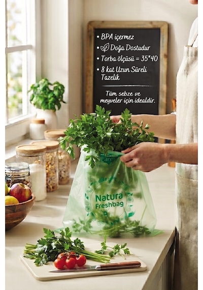 Natura Freshbag Tazeliği Koruyan Poşet Yirmidört Paket