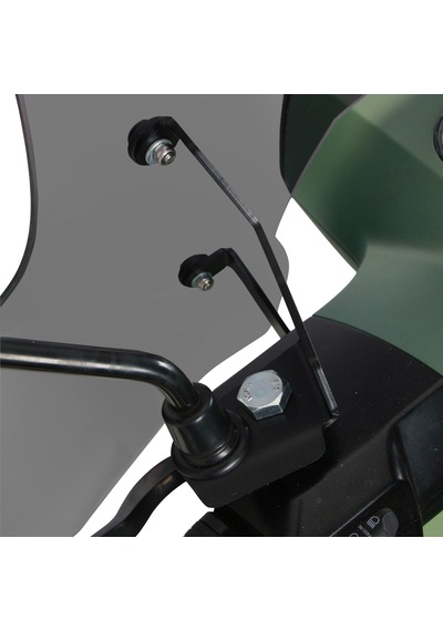 Gp Kompozit Lambretta V125 / V200 2021-2023 Uyumlu Ön Cam Füme 43 Cm