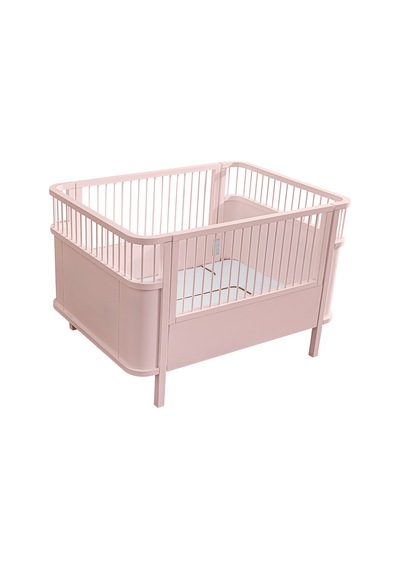 Mdf Beşik, Trend Büyüyen Beşik - 1 Adet Comfort Yatak 90x130 Pembe