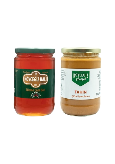 Köyceğiz Balı Çam Balı 850 G + Köyceğiz Yöresel Çifte Kavrulmuş Tahin 600 G