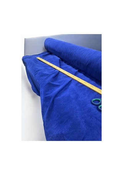 Süet Soft, Çift Taraflı Süet, Kumaş 100x150 Cm Metrelik Dekoratif Kumaş Lacivert Lacivert