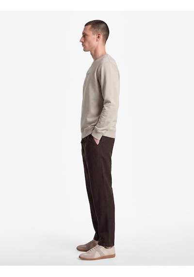 Koton Regular Fit Pamuklu Cepli Beli Bağcıklı Lastikli Pantolon Kahverengi 7wam40050hw Kahve