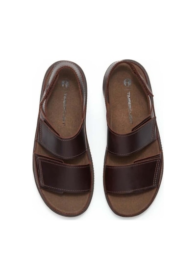 Timberland Casco Cove Backstrap Sandal-14372 Dark Brown Full Graın