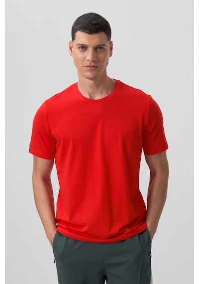 Tommy Life Tommy Lıfe Erkek Kırmızı Basic Kısa Kol Standart Kalıp O Yaka T-shirt 87911 T10er-87911 001