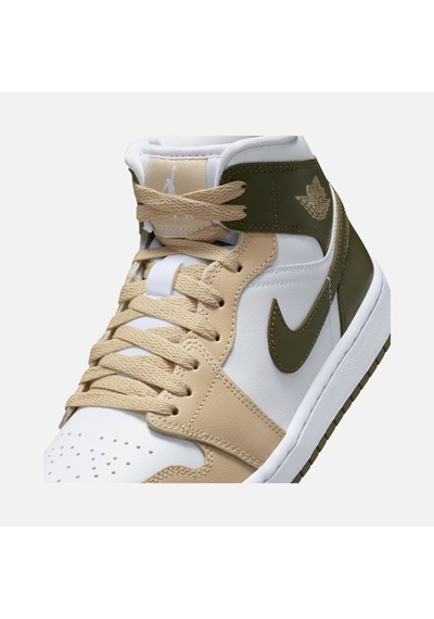 Nike Nıke Aır Jordan 1 Mıd Kadın Ayakkabı Bq6472-120 Çok Renkli