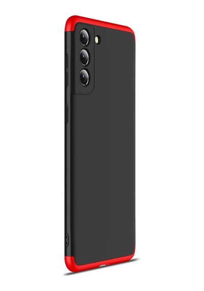 Microsonic Samsung Galaxy Uyumlu S21 Kılıf Double Dip 360 Protective