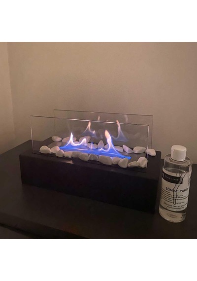 Reyo Faralya Metal Siyah Bioethanol Masaüstü Şömine Sertifikalı Yakıt Ve Taş Hediyeli Reyo Faralya Metal Siyah Bioethanol Masaüstü Şömine Sertifikalı Yakıt Ve Taş Hediyeli