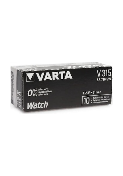 Jenerik Renata 315 Sr716sw 1.55v Alkalin Saat Pili 10 Adet