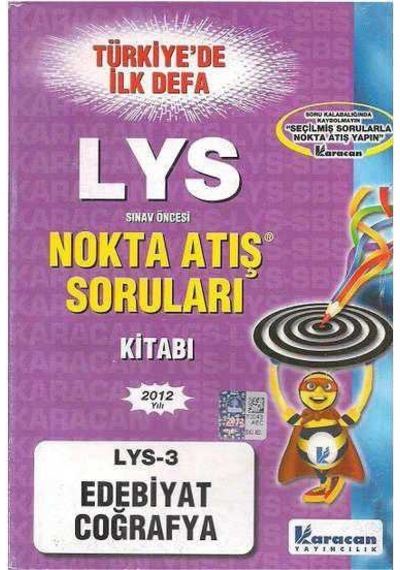 Lys 3 Edebiyat Coğrafya Nokta Atış Karacan Yayınları Karacan Açıköğretim Yayınları