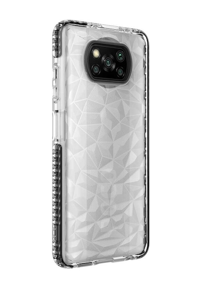 Xiaomi Poco X3 Kılıf Buzz Köşeleri Airbagli Prizmatik Tasarım