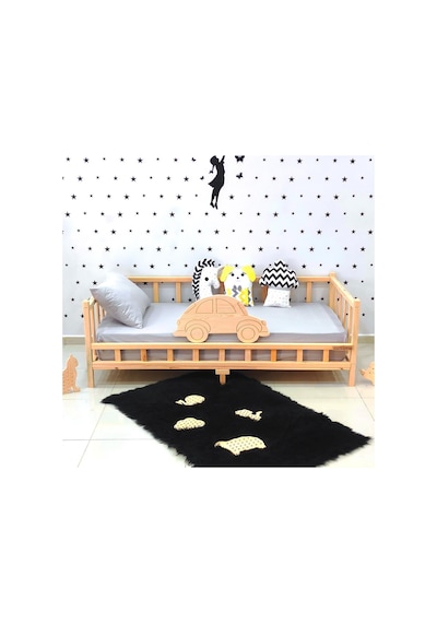 Markaawm Markaawm Premium Arabalı Montessori Yatak Çocuk Ve Bebek Karyola Akçaağaç