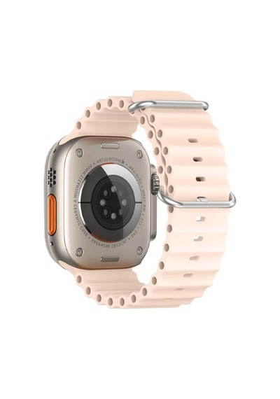 Ally Apple, Uyumlu Watch 7-8 45mm 6-5-4 44mm Watch Ultra 49mm Marine Silikon Kayış Kordon 3-2-1 42mm- 5775