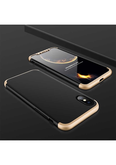 Apple Uyumlu iPhone X Kılıf Zore Ays Full Koruma Kılıf