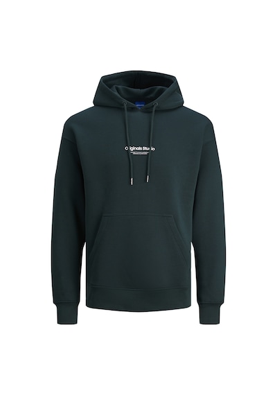 Jack & Jones Logo Baskili Sweatshirt - Büyük Beden 12244912 Magical Forest Koyu Siyah Jack & Jones Logo Baskili Sweatshirt - Büyük Beden 12244912 Magical Forest Koyu Siyah
