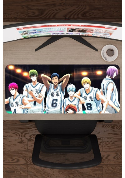 Kuroko No Basket Anime V1 - 70x30 Xl Gaming Kauçuk Kaymaz Taban Mouse Pad Fare Altlığı