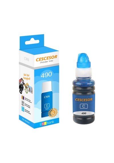 Cescesor Canon 490 Mavi Uyumlu Mürekkep 70 ML