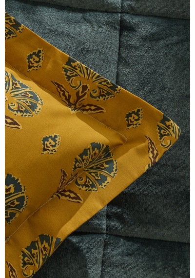 Karaca Home Harvest %100 Pamuk Welsoft Çift Kişilik Comfort Set Yeşil