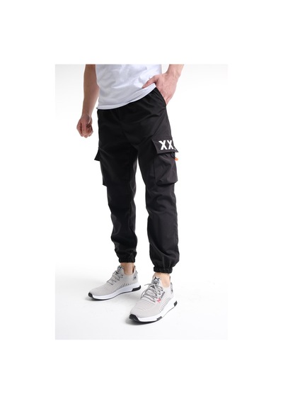 Oksit Destry Slim Fit Kort Paraşüt Kargo Cepli Erkek Eşofman Alt 001