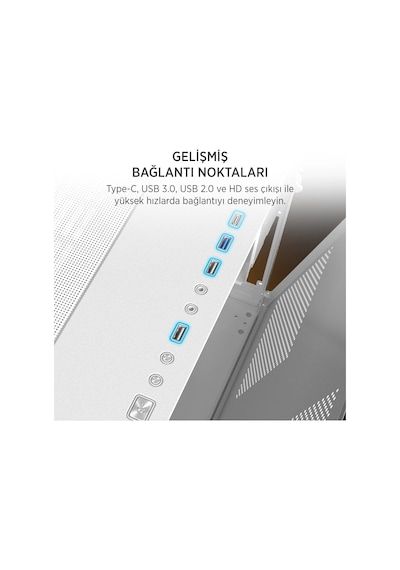 James Donkey Stark S800 4x Argb Whıte Kasa 750w