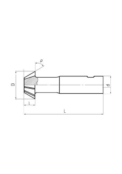 Fett 55 X16mm Zps Dın1833b Hss Co5 Kırlangıç Freze