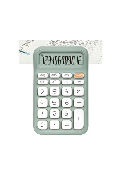 Powermaster Pm-25410 Yeşil 12 Haneli Hesap Makinesi