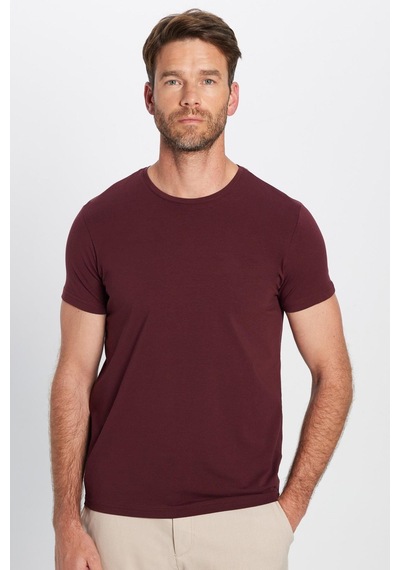 Tudors Erkek Slim Fit Dar Kesim Pamuklu Yumuşak Doku Likralı Esnek Kumaş Basic Bordo Bisiklet Yaka Tişört-31551 Bordo Tudors Erkek Slim Fit Dar Kesim Pamuklu Yumuşak Doku Likralı Esnek Kumaş Basic Bordo Bisiklet Yaka Tişört-31551 Bordo