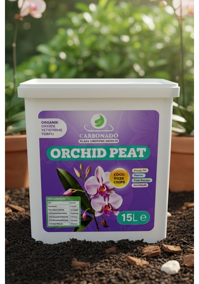 Orchid Peat 15 Litre Organik Orkide Yetiştirme Torfu 15 L