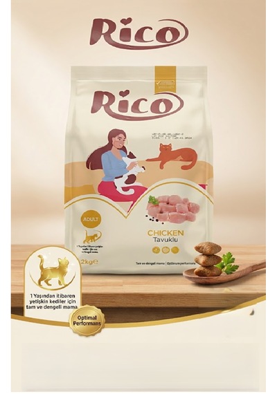 Tavuklu Yetişkin Kedi Maması 2 Kg - Tam Ve Dengeli Beslenme "tavuklu"