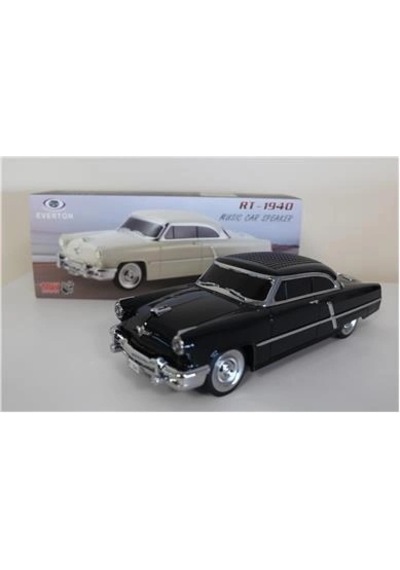 Everton Rt-1940 Siyah Arabalı Bluetooth Fm-usb-tf-aux Şarjlı Nostaljik Radyo Kdo