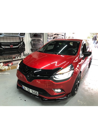 Clio 4 Kaput Rüzgarlığı Kaput Koruyucu Parlak Siyah