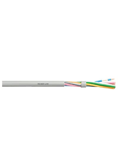 Recber Lıycy-4x0.22 ,kesit 0.22mm² 4-damar/çok Telli Blendajlı Pvc Kumanda Kablo
