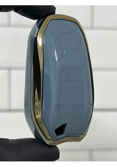 Citroen C3 Aircross C5 Aircross C4 Jumpy DS 5 Uyumlu Nano Anahtar Kılıfı Gri - Gold