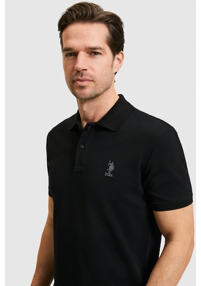 U.S. Polo Assn. U.s. Polo Assn. Erkek Siyah Tişört Basic 50322304-vr046