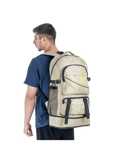 Probag Çok Bölmeli Suya Dayanıklı Outdoor Sırt Çantası Dağcı Çantası Kamp & Günlük Kullanım Krem