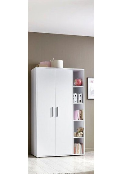 Asil Giyinme Dolabı - Çok Amaçlı Dolap - Gardırop 110 Cm-2 Kapaklı-çocuk Odası Dolabı-kitaplıklı Asil Giyinme Dolabı - Çok Amaçlı Dolap - Gardırop 110 Cm-2 Kapaklı-çocuk Odası Dolabı-kitaplıklı
