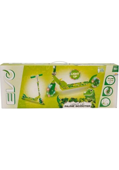 Nessiworld Evo 2 Tekerlekli Katlanabilir Dino Inline Işıklı Scooter Çok Renkli