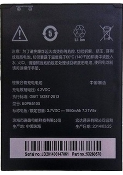 Senalstore Htc Desire 516 Uyumlu Pil Batarya B0pb5100
