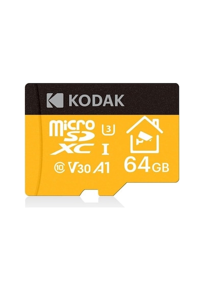 Kodak 64gb Uhs-ı U3/v30/a1 Güvenlik Kamerası İçin Micro Sd Kart Kı330