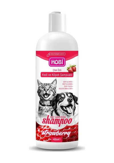 Hobi Çilek Özlü Kedi Ve Köpek Şampuan 400 Ml