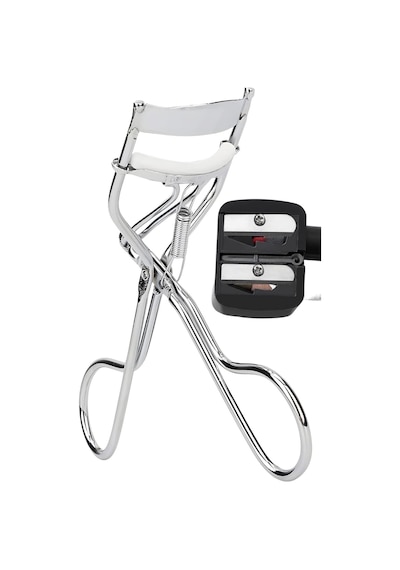Kirpik Kıvırıcı Ve Çift Göz Kalemi Kalemtıraş Seti 2 Adet Yedek Ped, Makyaj Aksesuarları, Ergonomik Tasarım, Dayanıklı Ve Hassas Kıvırma