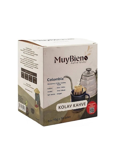 MuyBieno Kolombiya Kolay Kahve 10'lu