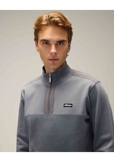 Ellesse Erkek Yarım Fermuarlı Sweat Antrasit