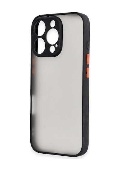 Newface - 382 - İphone 16 Pro Max Kılıf Montreal Silikon Kapak - Ece-umay - - Siyah