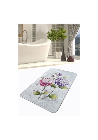 Ortanca Djt 60x90 cm Banyo Paspası, Banyo Halısı