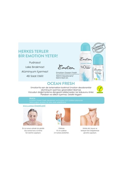Women Roll-on 50 Ml Ocean Fresh