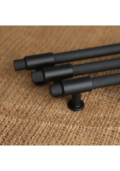 Punch Kulp Mobilya Dolap Mutfak Çekmece Kulbu Mat Siyah 224 Mm 1 Adet