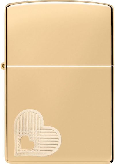 Zippo 254b Double Heart Design Çakmak Çok Renkli