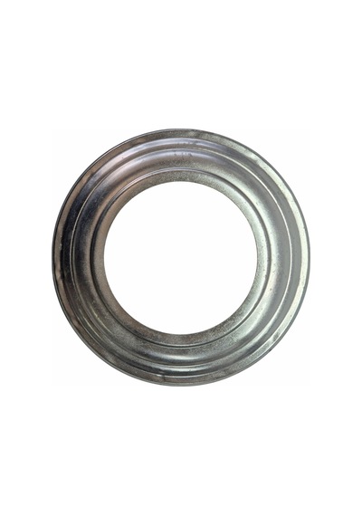 Yuvarlak Galvanizli Gri Soba Boru Aynası Çemberi Halkası Kapağı 13 23cm