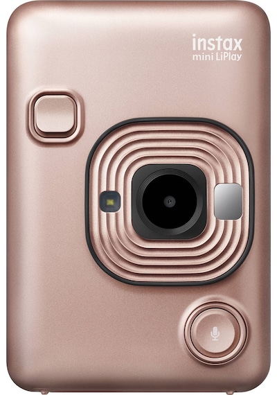 Fujifilm Instax Mini Liplay Hybrid Blush Gold Fotoğraf Makinesi Çantalı Set 4