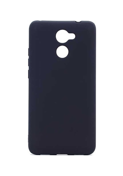 Zore Huawei Y7 Prime Kılıf Omsy Premier Silikon Kapak - Gold